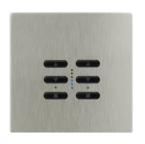 Wise Fusion dimmer plates in a range of metal and painted finishes