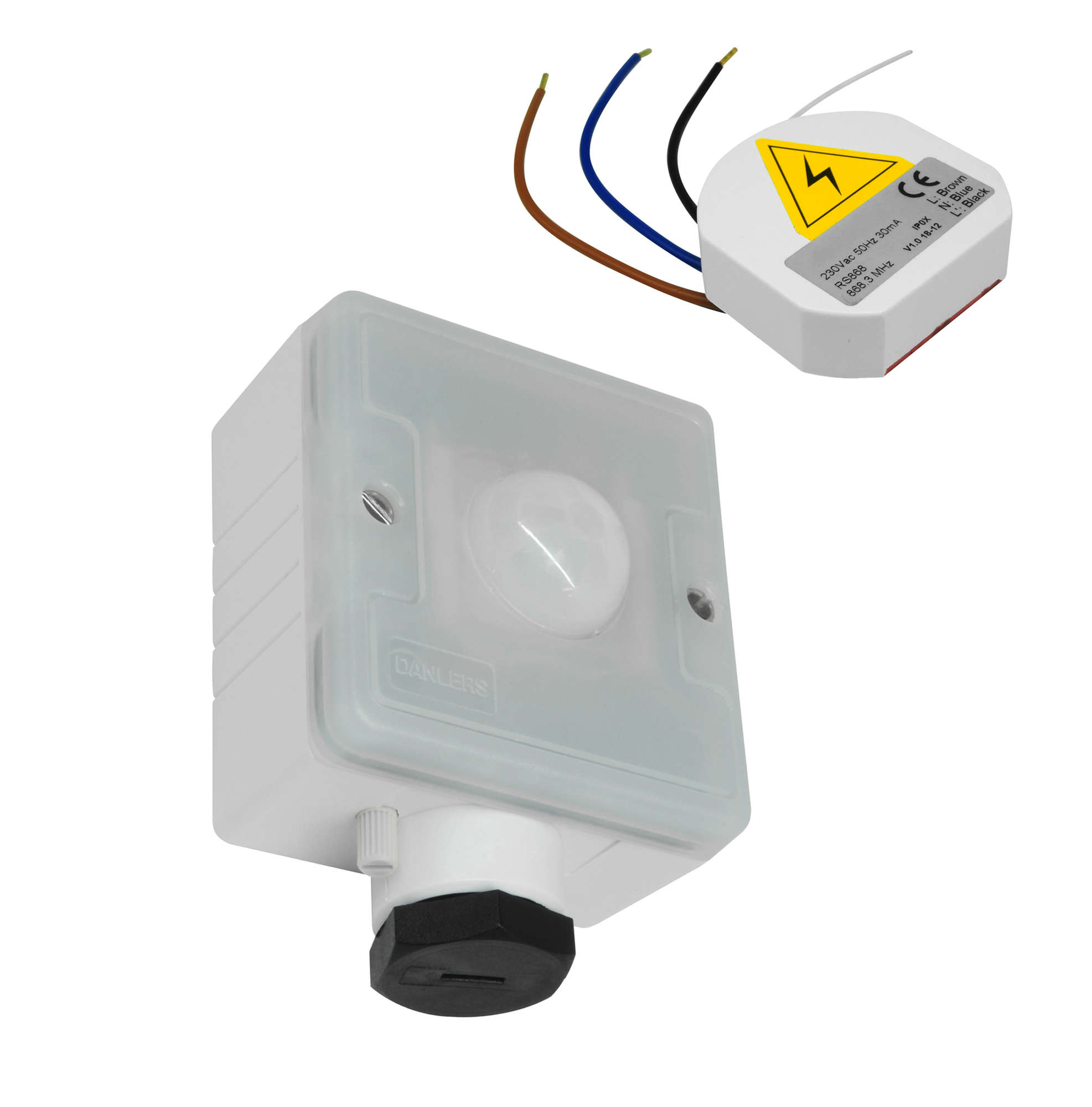 Wired Compact Person Detector 240V 2 Channel