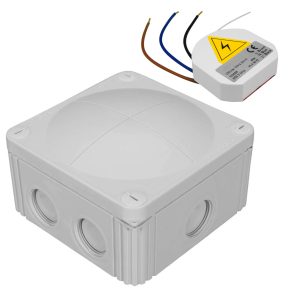 Wired Microwave Presence Detection Switch Kit 240V White 500w