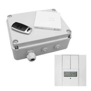 Wise Box 2 Channel Time Clock Kit includes Keypad, Key Fob & Time Clock 2 Channel 2 x 1000W
