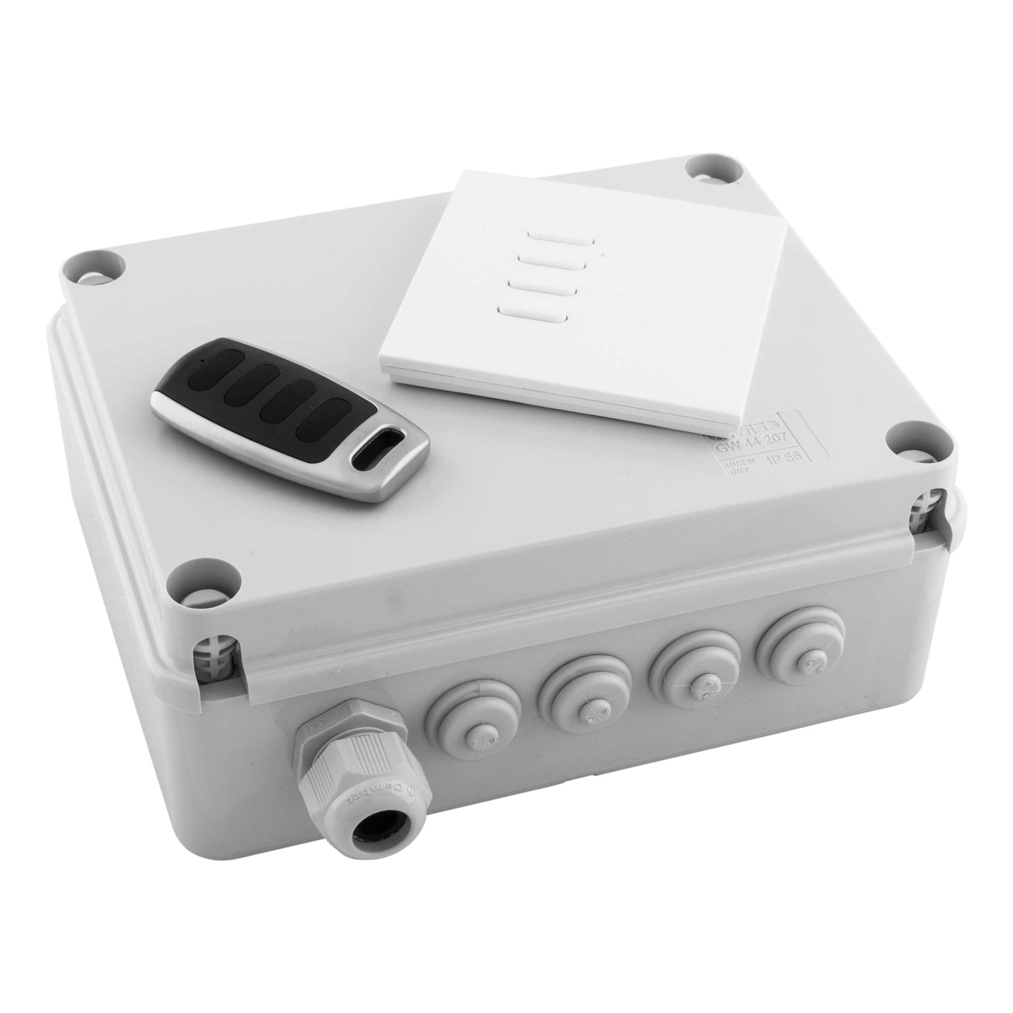 Wise Box Kit Version 4 includes Keypad & Key Fob 4 Channel, 5 Amps / Circuit