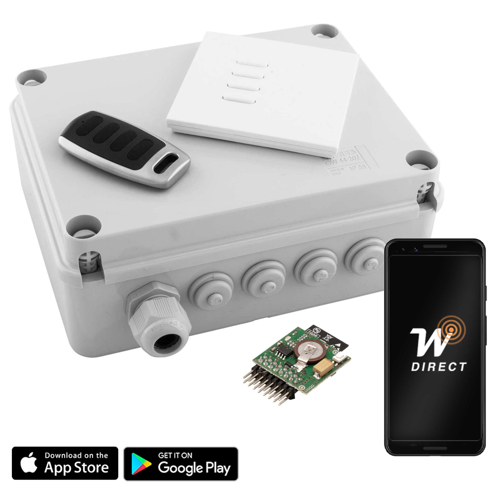 Wise Box V4 with Direct Timer, Kit includes Keypad & Key Fob 4 Channel, 5 Amps / Circuit
