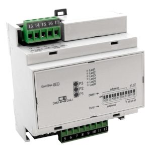 Wise DIN Rail RGBW DMX/DALI Interface RGBW DMX/DALI 300W