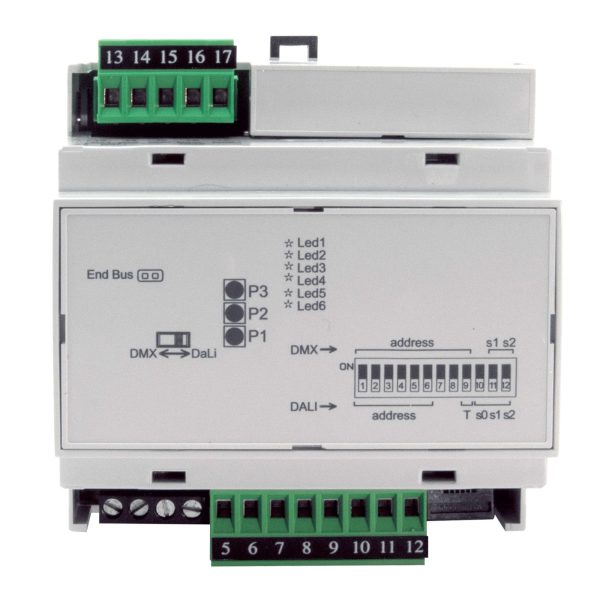 Wise DIN Rail RGBW DMX/DALI Interface RGBW DMX/DALI 300W - Image 2