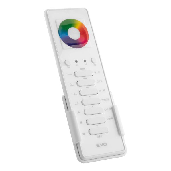 Wise Evo Colour Wheel Remote 3 x 7 Channel White - Image 2