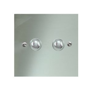 Wise FL17 Wireless Switch Chrome 2 Gang