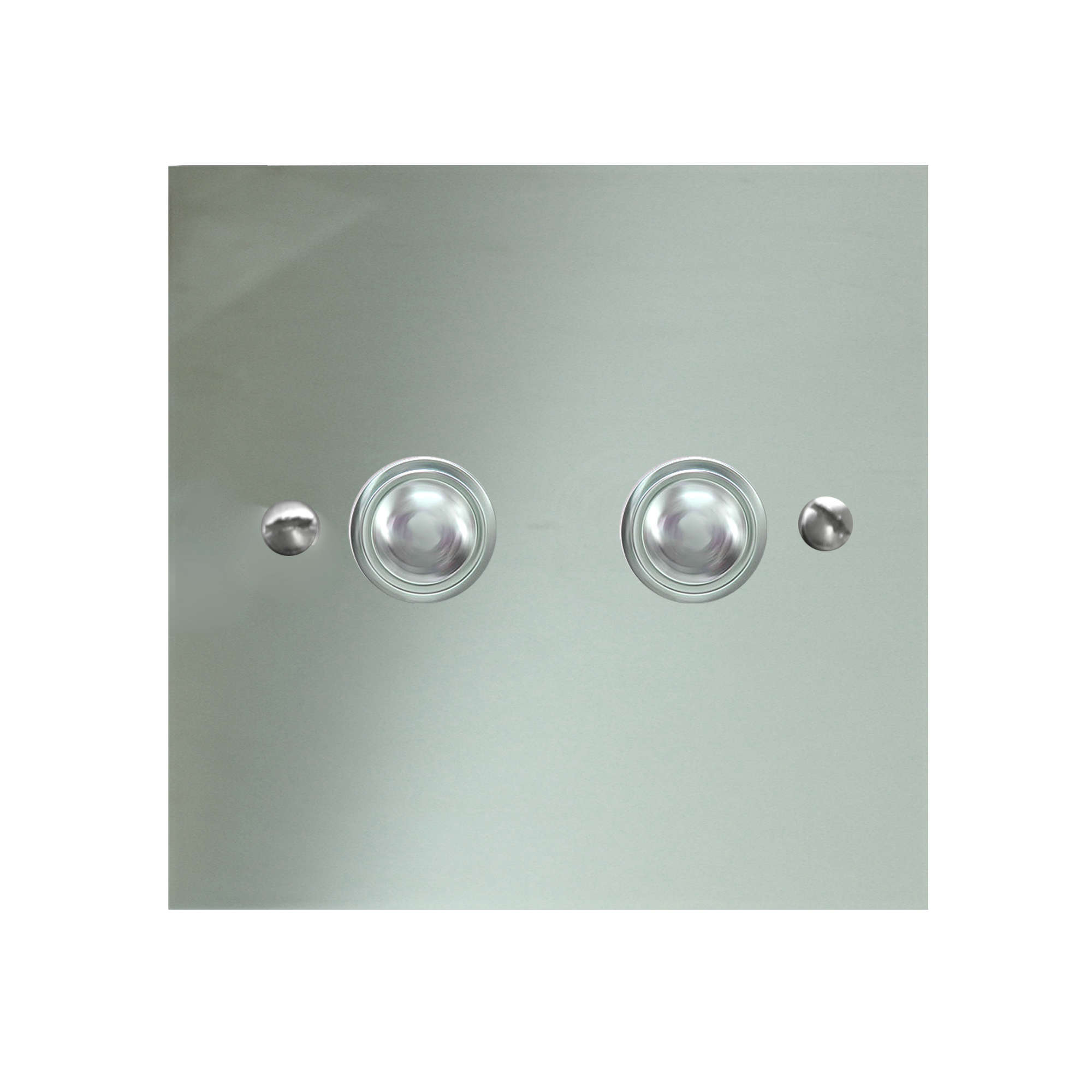 Wise FL17 Wireless Switch Chrome 2 Gang