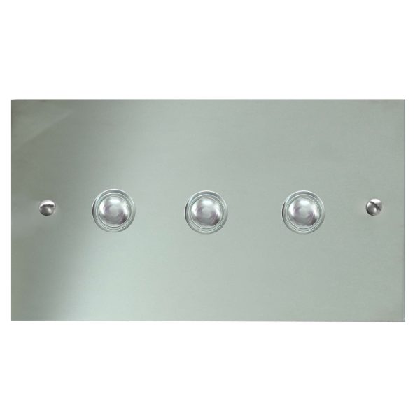 Wise FL17 Wireless Switch Chrome 3 Gang