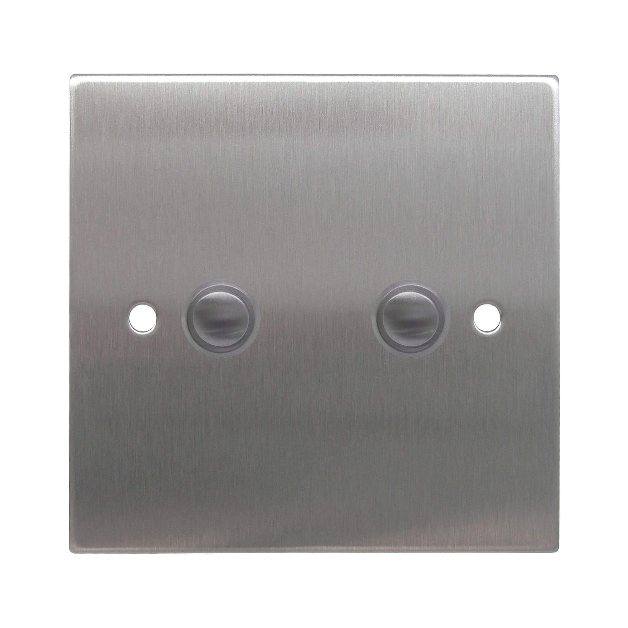 Wise FL17 Wireless Switch Stainless Steel 2 Gang