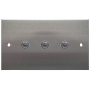 Wise FL17 Wireless Switch Stainless Steel 3 Gang