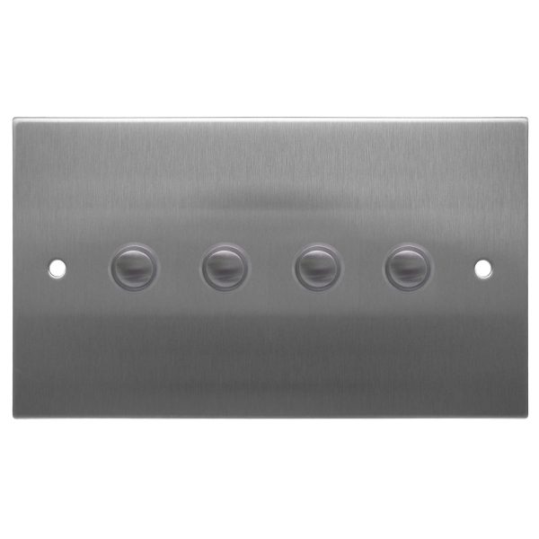 Wise FL17 Wireless Switch Stainless Steel 4 Gang