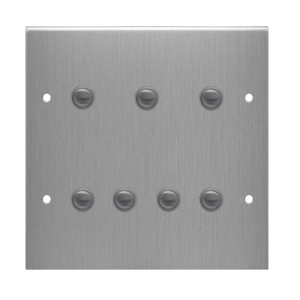 Wise FL17 Wireless Switch Stainless Steel 7 Gang