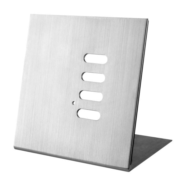 Wise Flip Intense/Fusion 4 Channel Free Standing Plate Satin Stainless Steel - Image 3