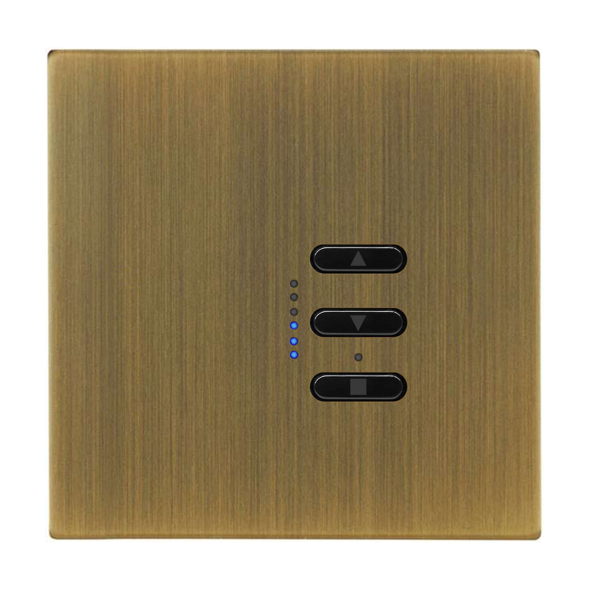 Wise Fusion 1-10V Smart Dimmer Master Wired 1 Gang 240V Antique Brass 450W