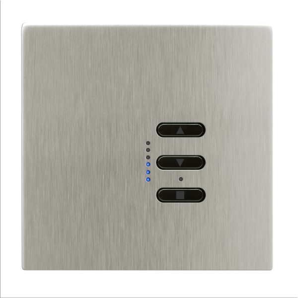 Wise Fusion 1-10V Smart Dimmer Master Wired 1 Gang 240V Satin Nickel 450W