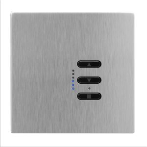 Wise Fusion 1-10V Smart Dimmer Master Wired 1 Gang 240V Satin Stainless Steel 450W