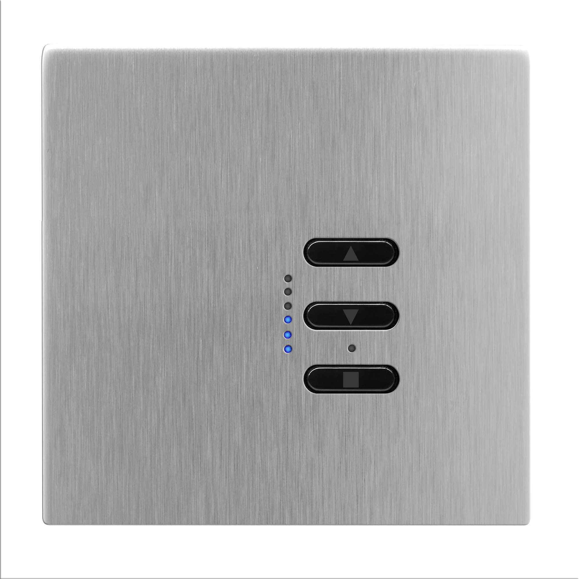 Wise Fusion 1-10V Smart Dimmer Master Wired 1 Gang 240V Satin Stainless Steel 450W