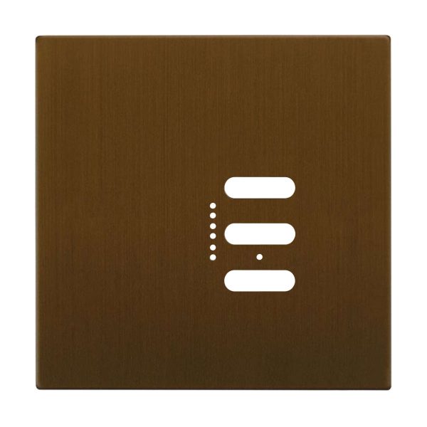 Wise Fusion Plate 1 Gang Plate Antique Bronze