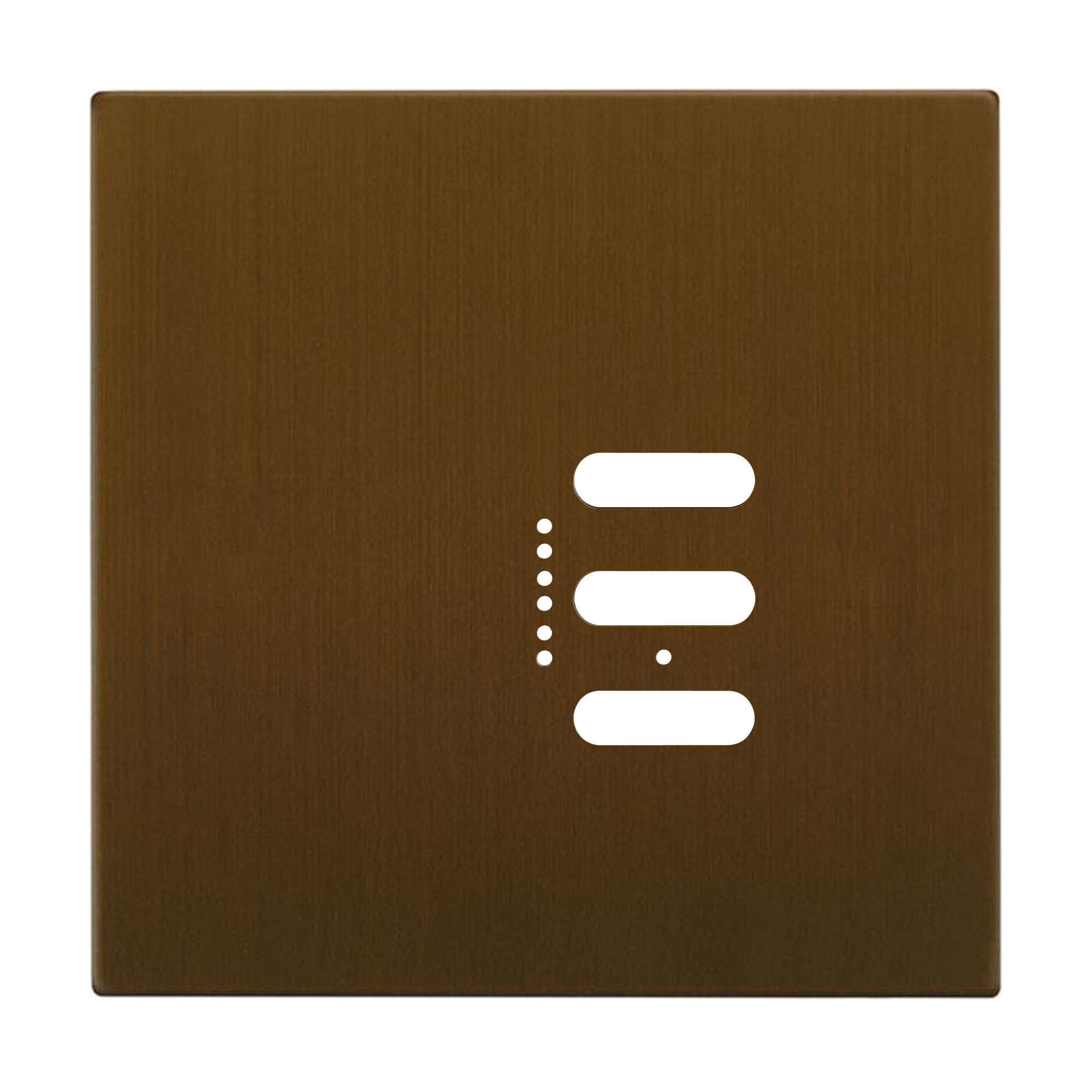Wise Fusion Plate 1 Gang Plate Antique Bronze
