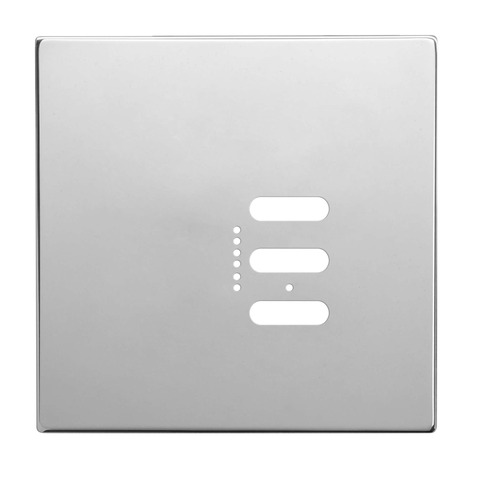 Wise Fusion Plate 1 Gang Plate Polished Stainless Steel