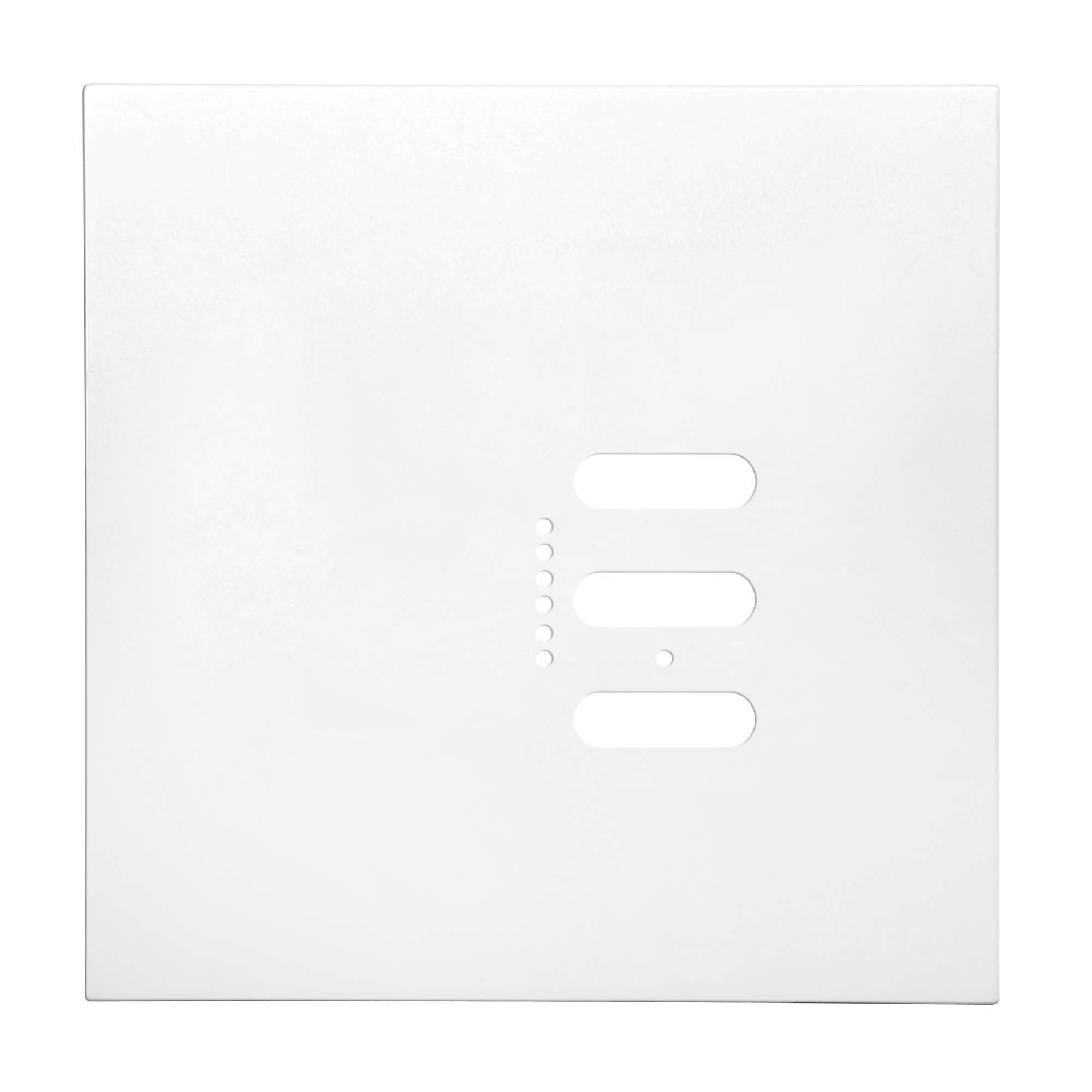 Wise Fusion Plate 1 Gang Plate Primed White