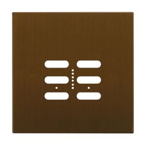 Wise Fusion Plate 2 Gang Plate Antique Bronze