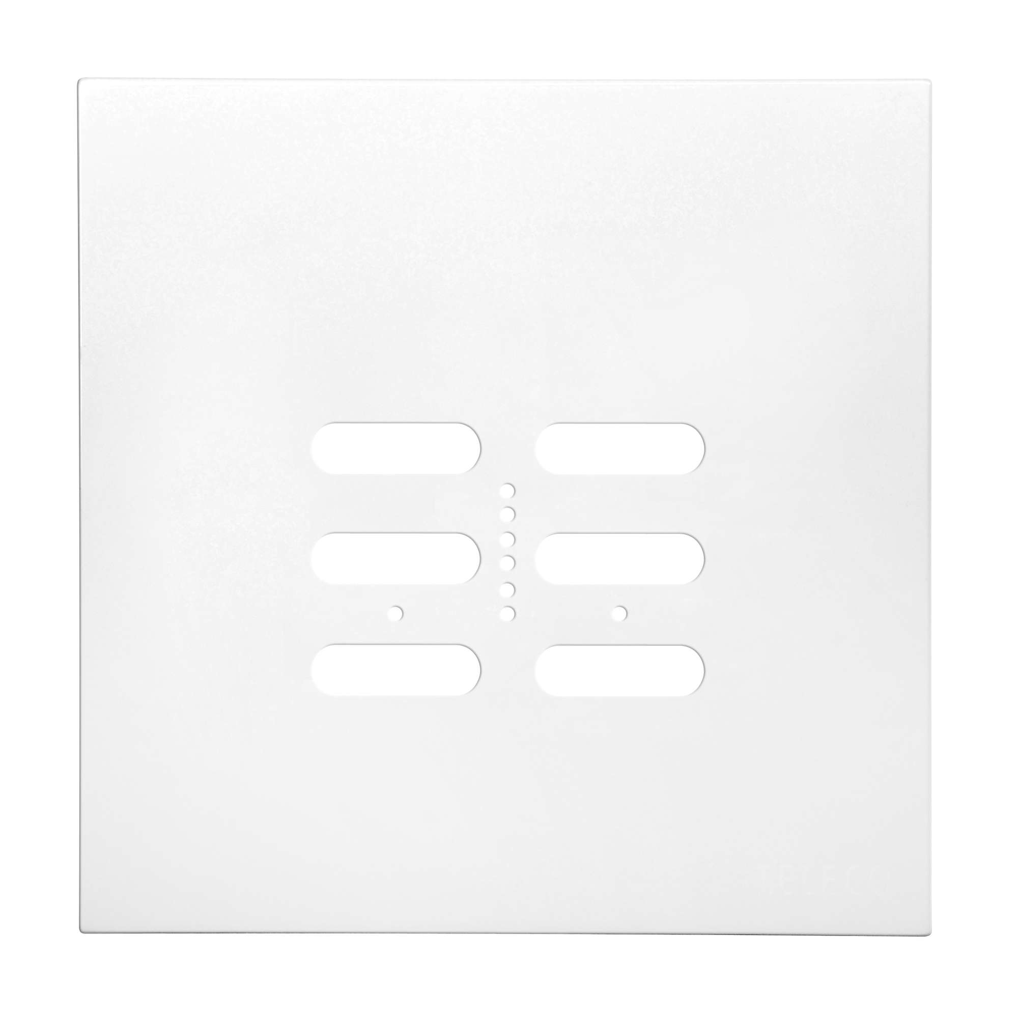 Wise Fusion Plate 2 Gang Plate Primed White