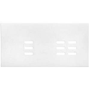 Wise Fusion Plate 3 Gang Plate Primed White