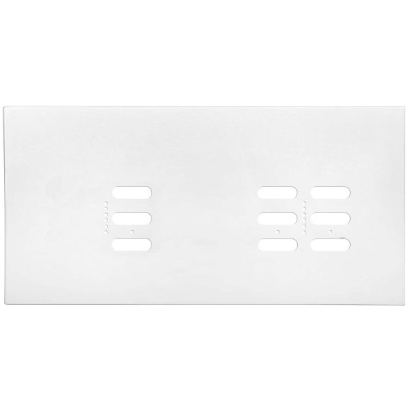 Wise Fusion Plate 3 Gang Plate Primed White