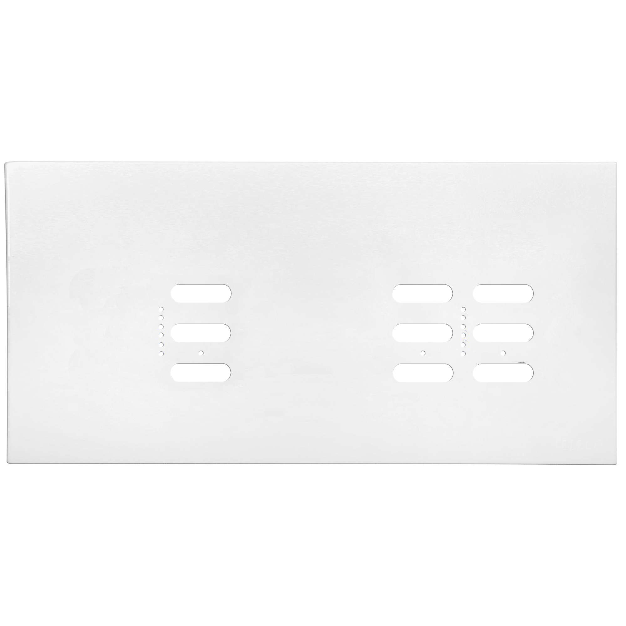 Wise Fusion Plate 3 Gang Plate Primed White