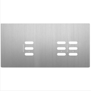 Wise Fusion Plate 3 Gang Plate Satin Stainless Steel