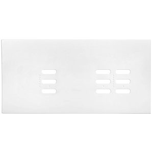 Wise Fusion Plate 3 Gang Plate Satin White