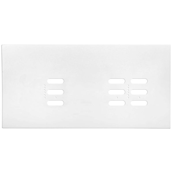 Wise Fusion Plate 3 Gang Plate Satin White