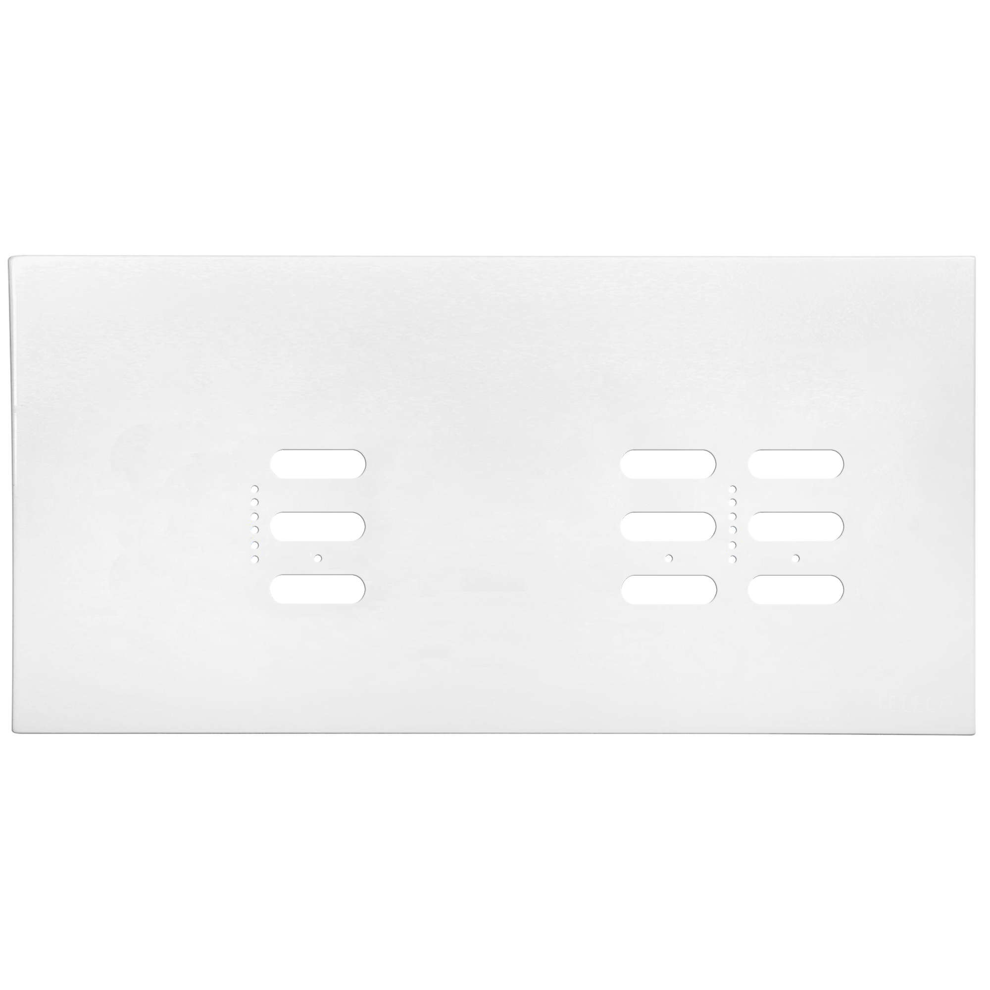 Wise Fusion Plate 3 Gang Plate Satin White