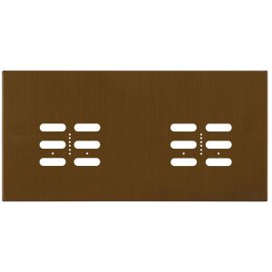 Wise Fusion Plate 4 Gang Plate Antique Bronze