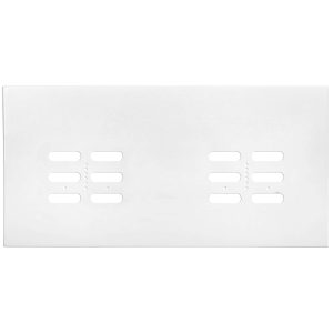 Wise Fusion Plate 4 Gang Plate Primed White