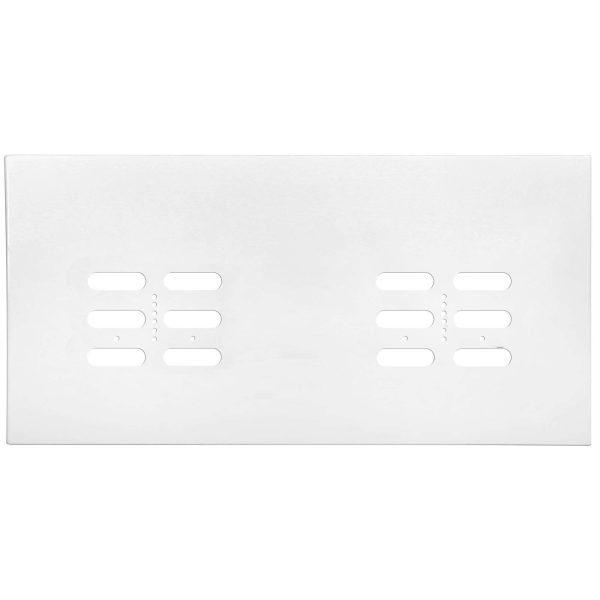 Wise Fusion Plate 4 Gang Plate Primed White