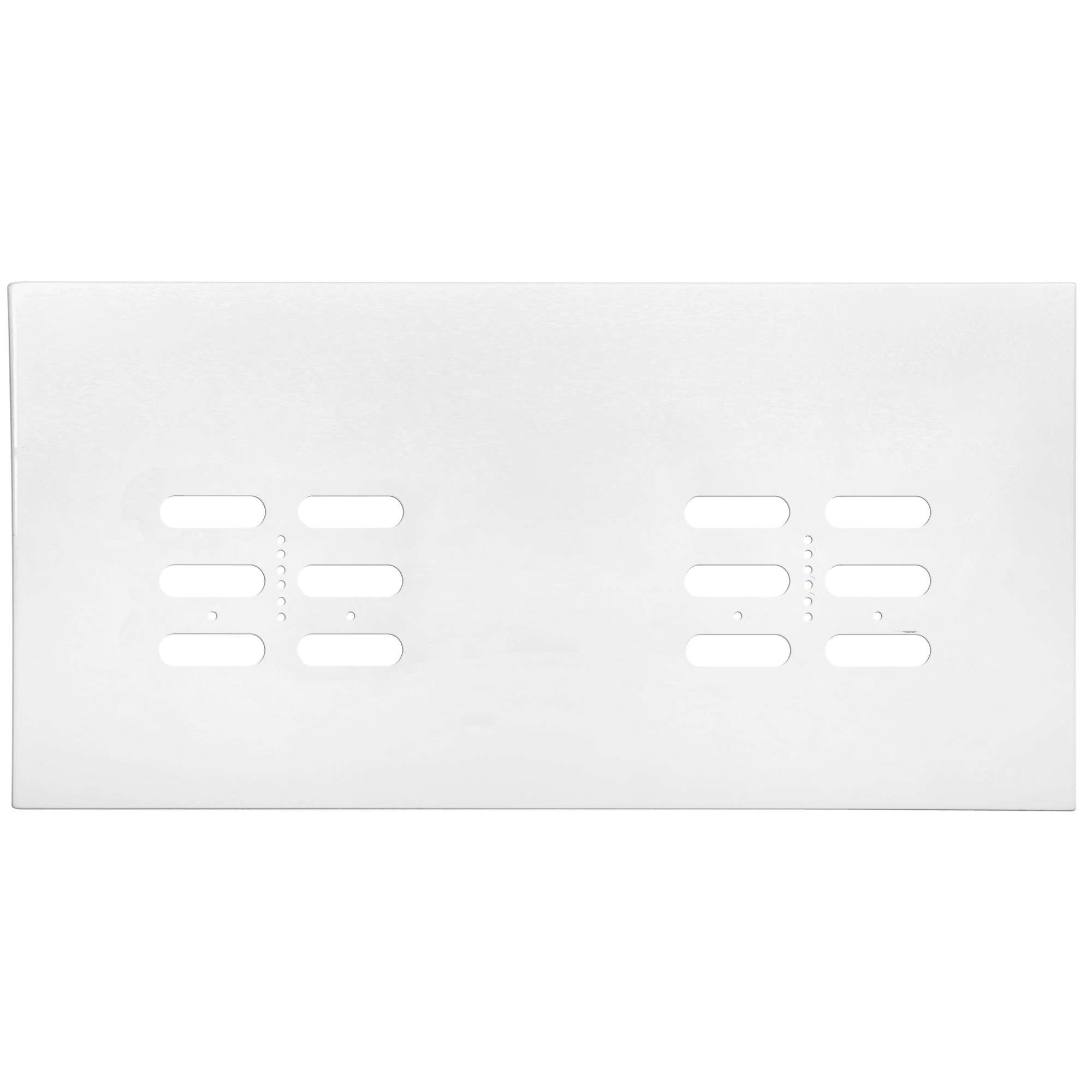 Wise Fusion Plate 4 Gang Plate Primed White