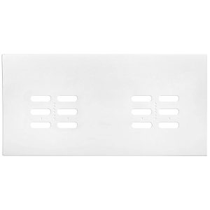 Wise Fusion Plate 4 Gang Plate Satin White