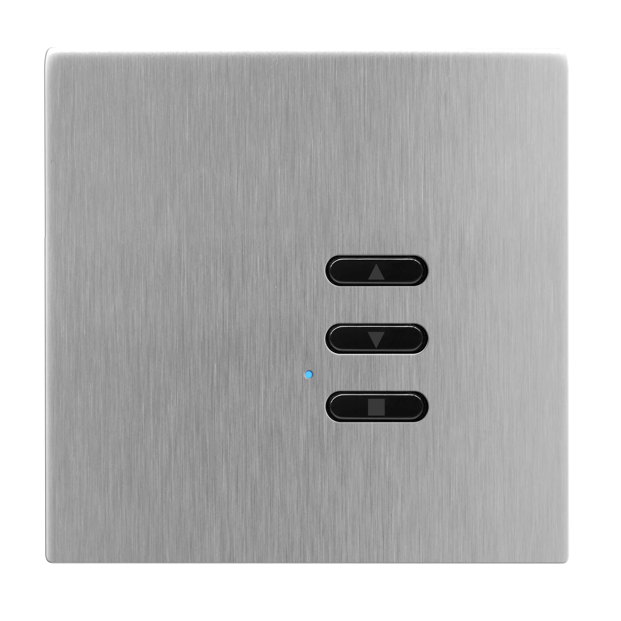 Wise Fusion Smart Dimmer Slave Wireless 1 Gang Satin Stainless Steel 3V