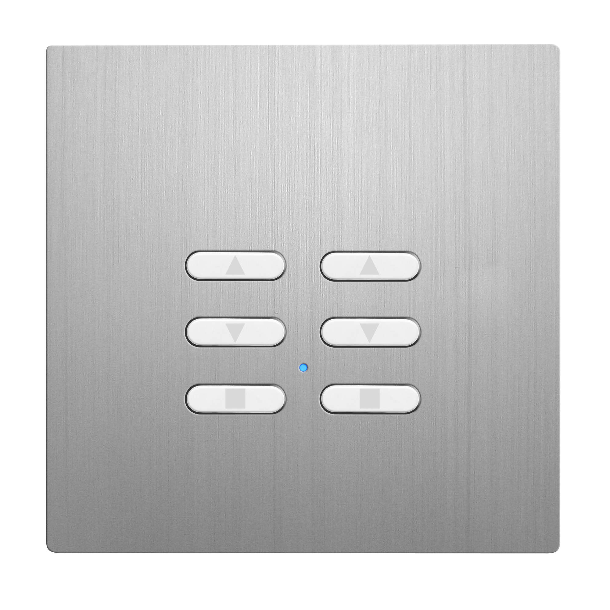 Wise Fusion Smart Dimmer Slave Wireless 2 Gang Aluminium 3V