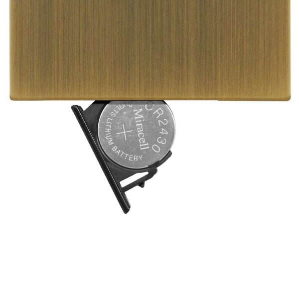 Wise Fusion Smart Dimmer Slave Wireless 2 Gang Antique Brass 3V - Image 3