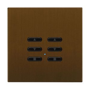 Wise Fusion Smart Dimmer Slave Wireless 2 Gang Antique Bronze 3V