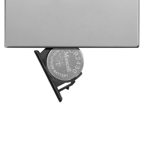 Wise Fusion Smart Dimmer Slave Wireless 2 Gang Polished Stainless Steel 3V - Image 3