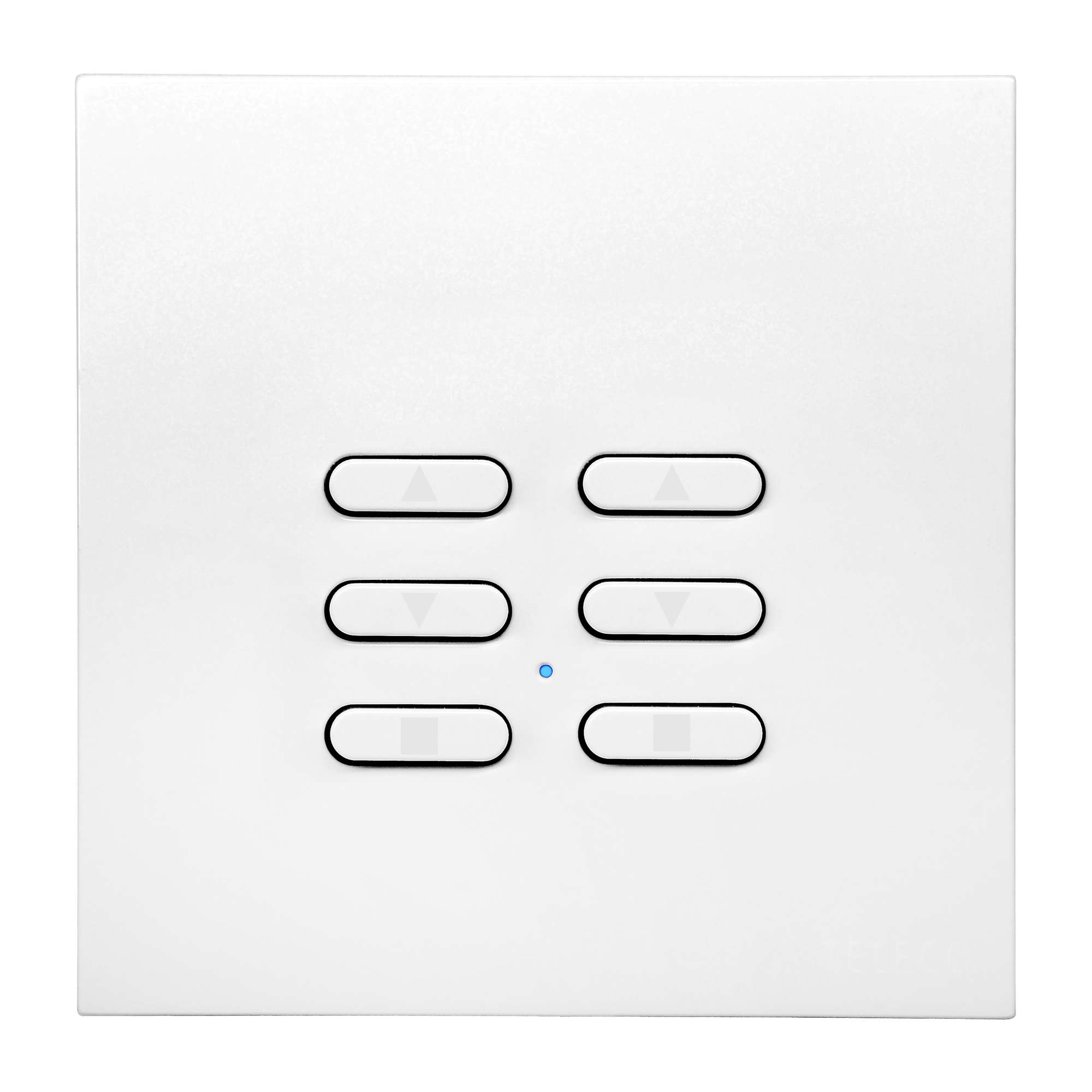 Wise Fusion Smart Dimmer Slave Wireless 2 Gang Primed White 3V