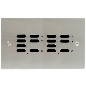 Wise ID Switch Satin Stainless Steel 7 + 7 Channel