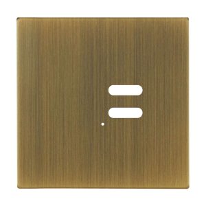 Wise Intense Antique Brass Plate