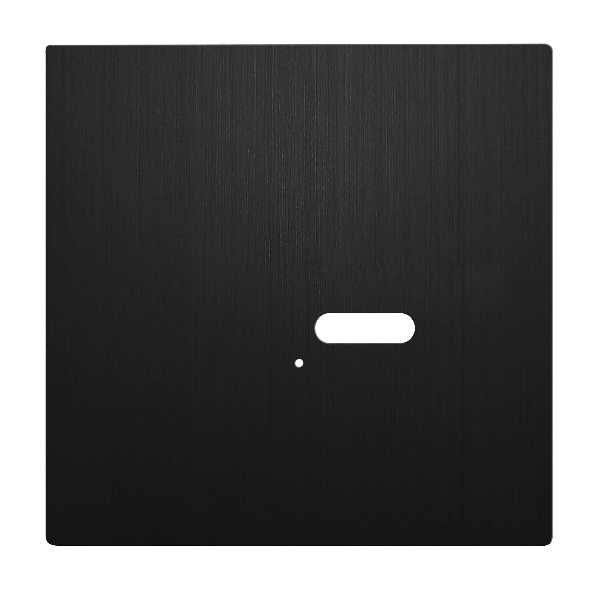 Wise Intense Black Aluminium Plate