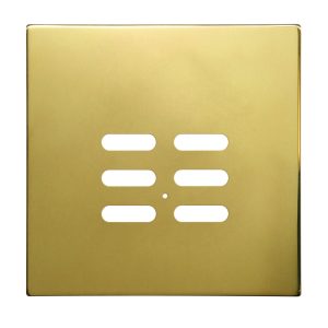 Wise Intense Polished Brass Plate