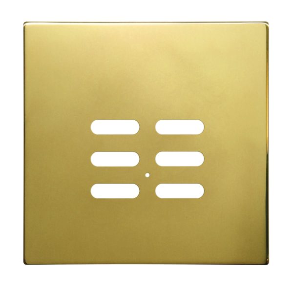 Wise Intense Polished Brass Plate
